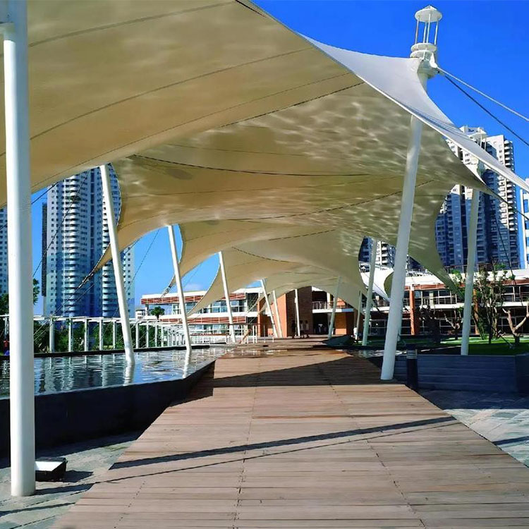 和田县膜结构景观棚