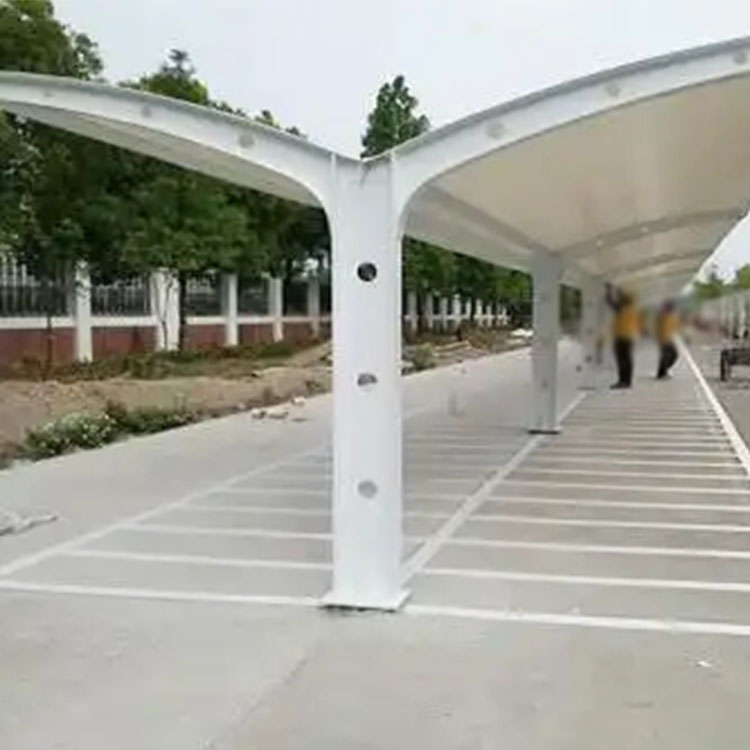 和田县膜结构电动车棚